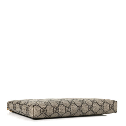 Gucci GG Supreme Monogram Wrist Wallet Black 3 of 10