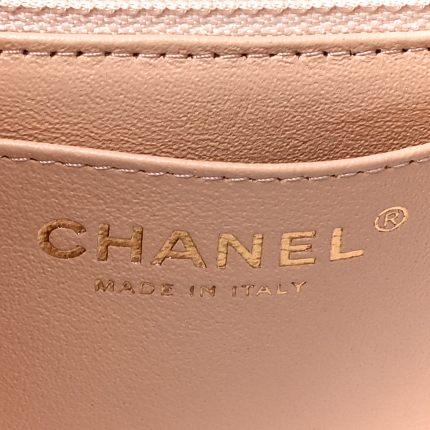 Chanel Lambskin Quilted Mini Rectangular Flap Beige 6 of 14