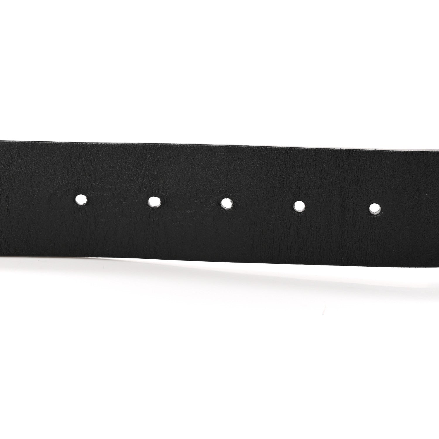 Gucci Calfskin Studded Interlocking G Belt 100/40 Black 3 of 7