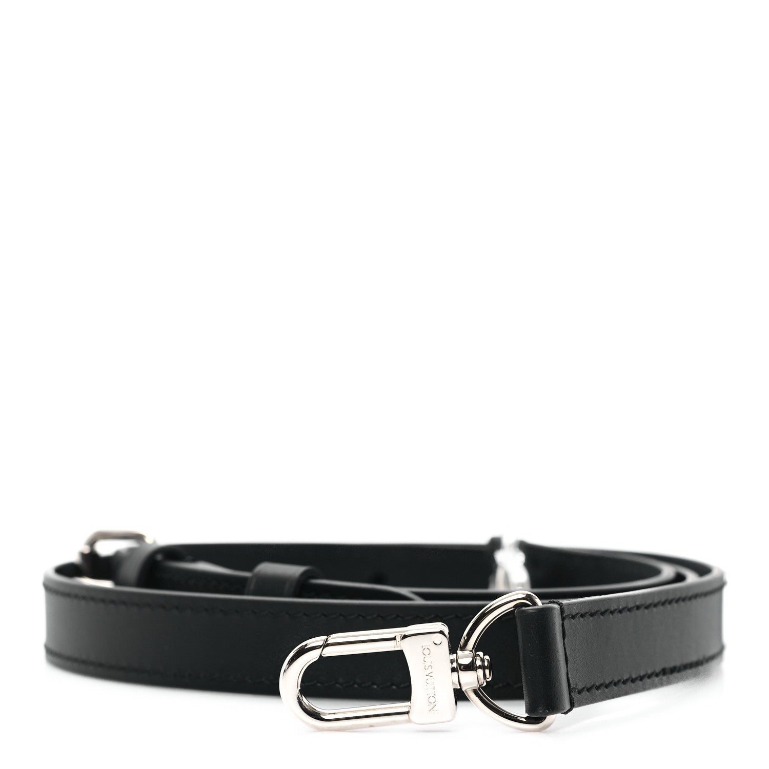 Louis Vuitton Calfskin Speedy Bandouliere Shoulder Strap Black 1 of 3