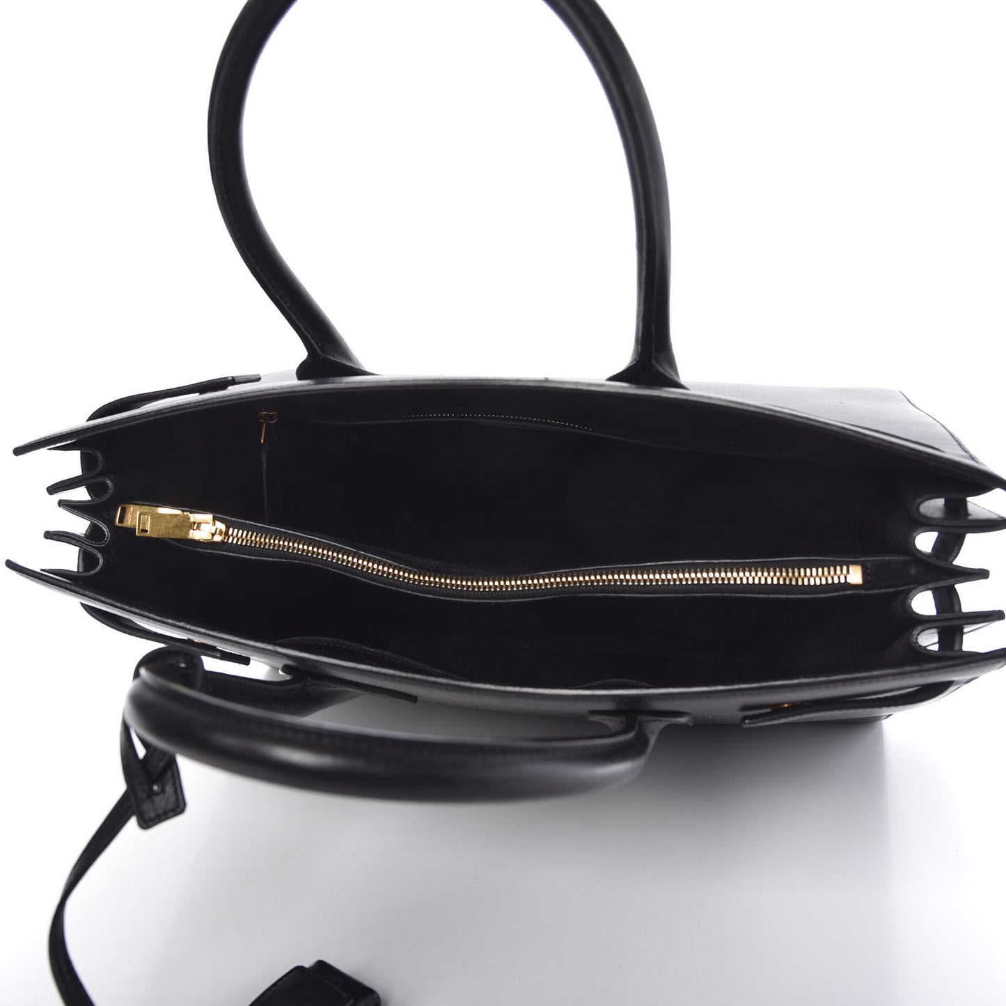 Calfskin Large Sac De Jour Carryall Black