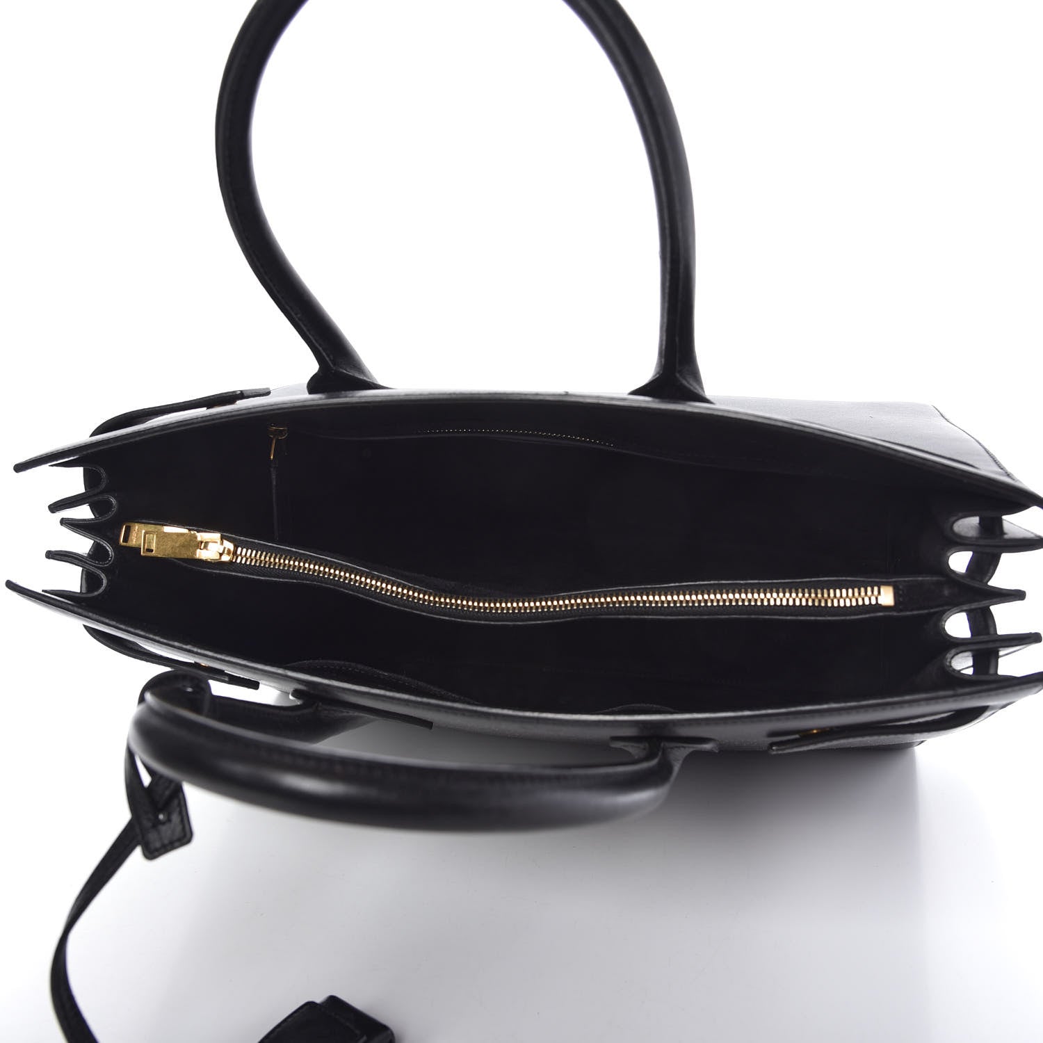 Saint Laurent Calfskin Large Sac De Jour Carryall Black 5 of 11