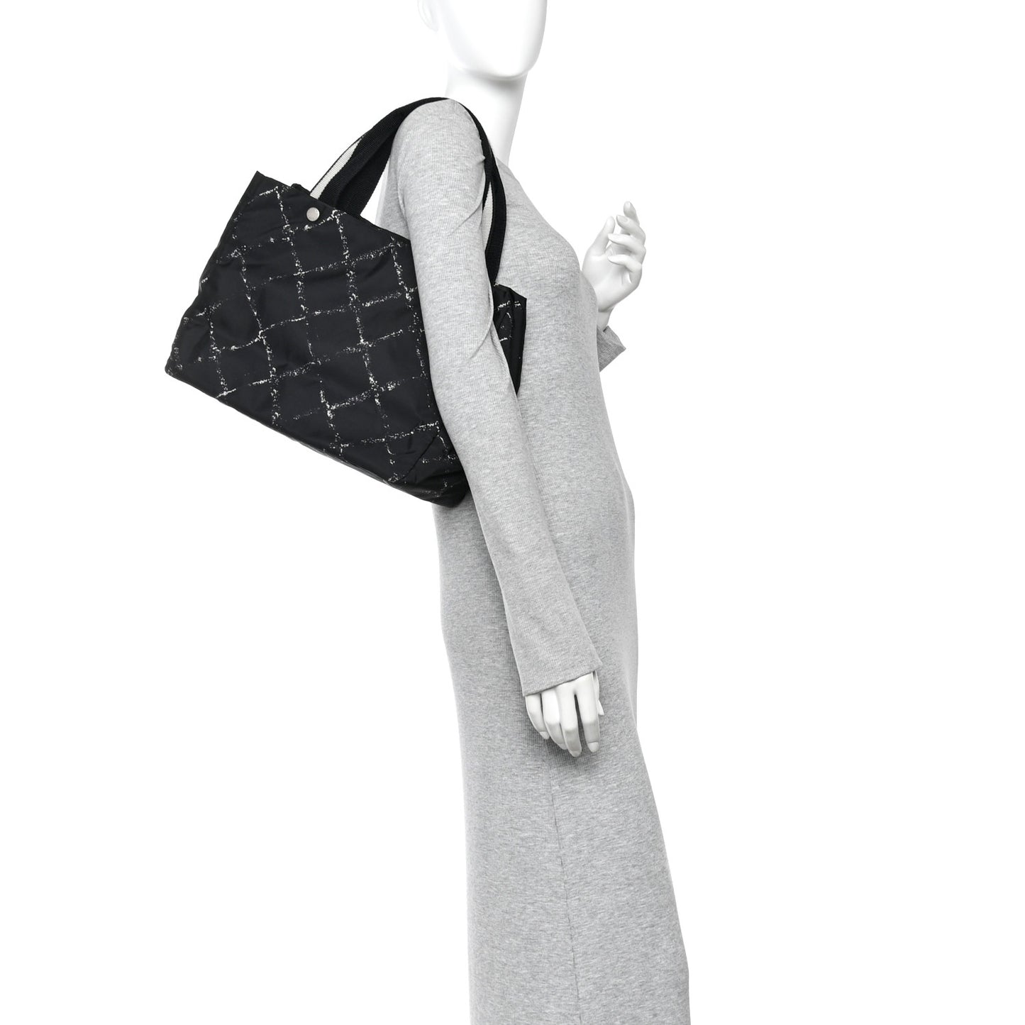 Nylon Travel Toiletry Tote Black