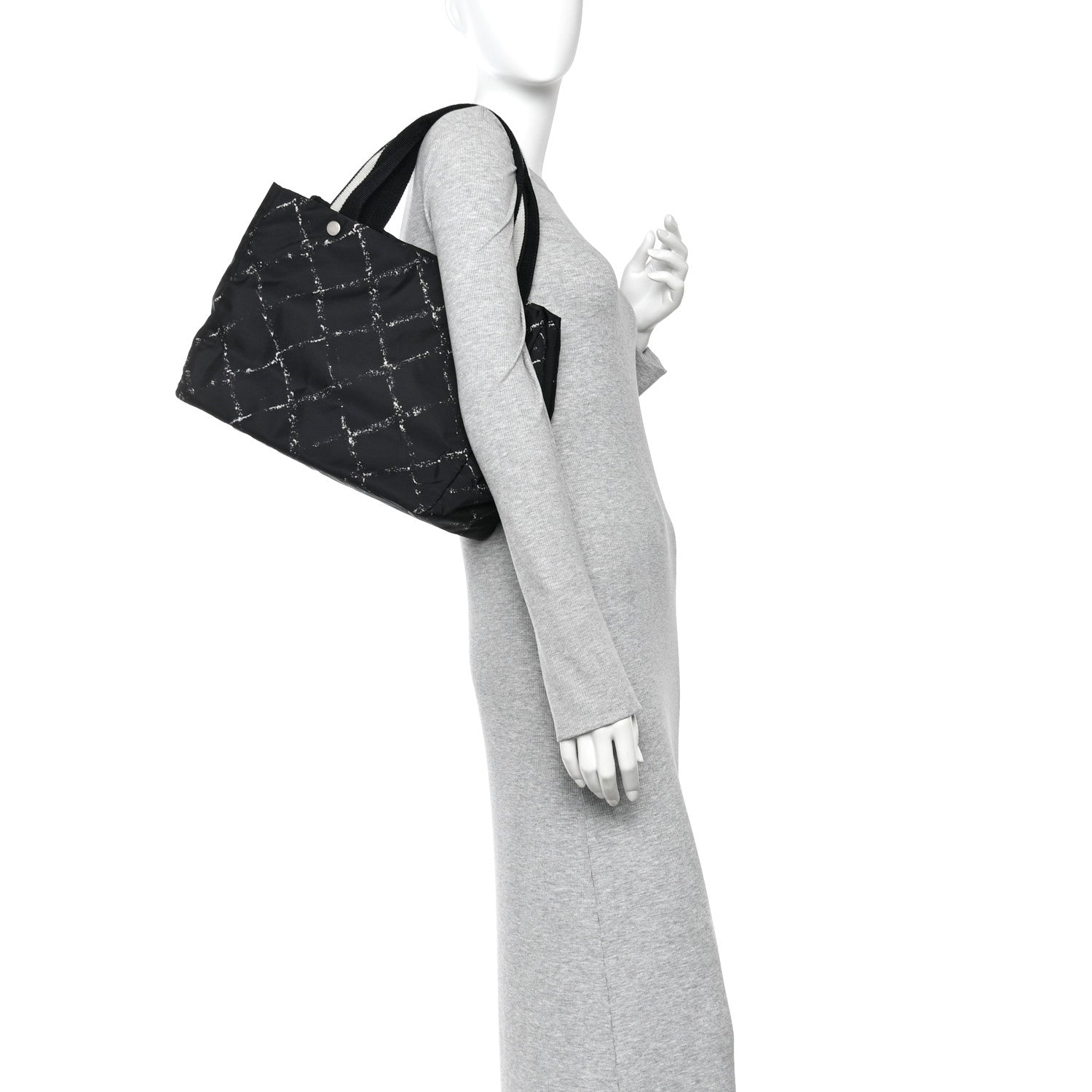 Chanel Nylon Travel Toiletry Tote Black 2 of 12