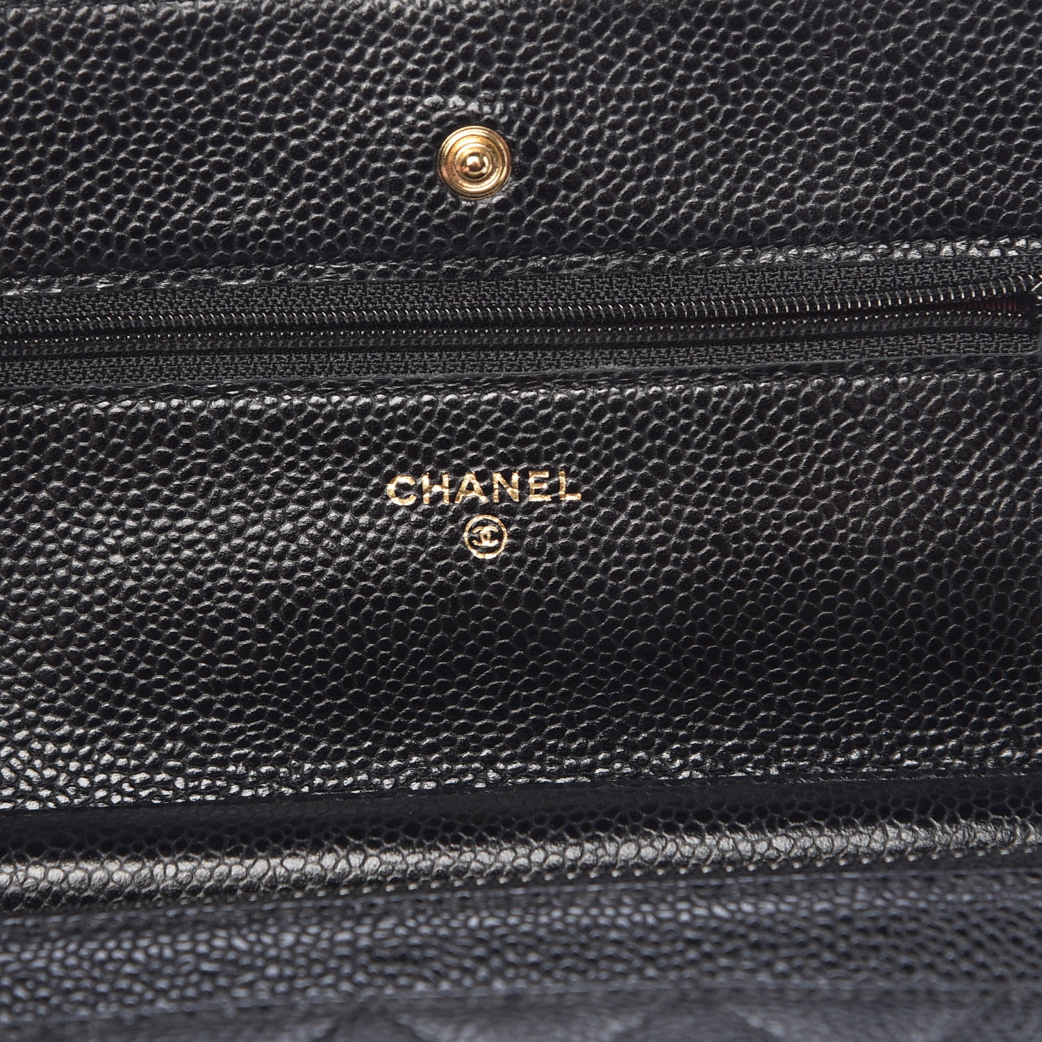 Chanel Caviar Quilted Wallet On Chain WOC Black 8 of 15
