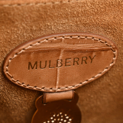Mulberry Nappa Crocodile Embossed Medium Lily Flap Camel 6 of 15