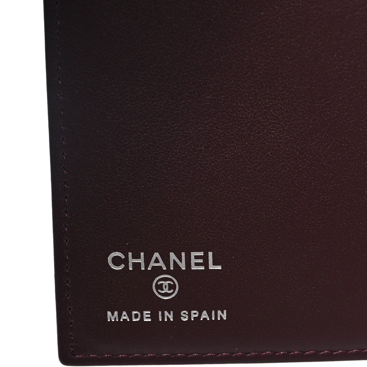 Caviar Quilted Passport Holder Black