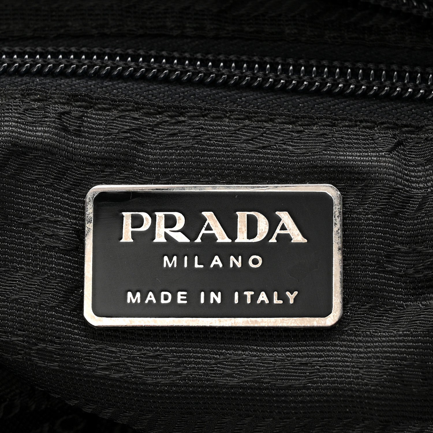 Prada Tessuto Nylon Messenger Bag Black 6 of 11