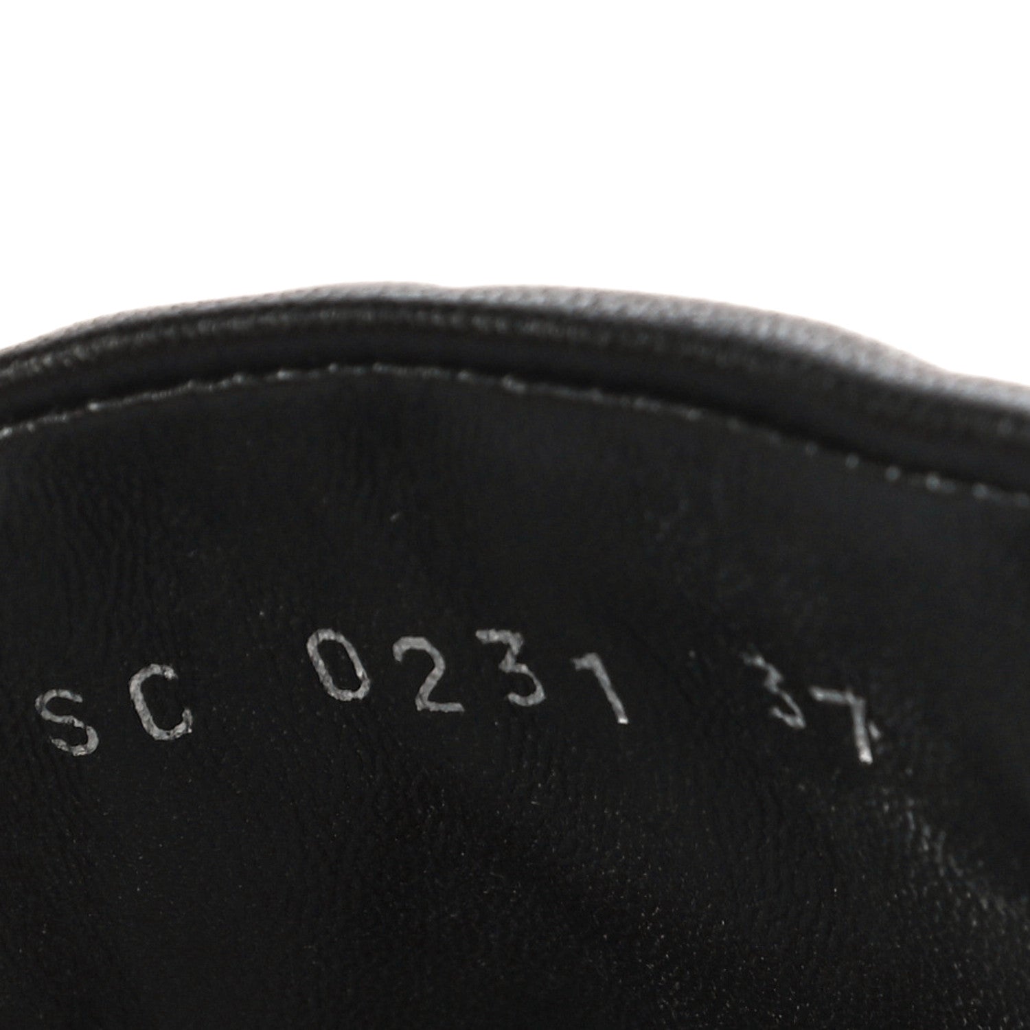 Louis Vuitton Lambskin Embossed Monogram Jumbo Flatform Mule Sandals 37 Black 9 of 10