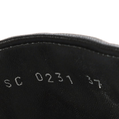 Louis Vuitton Lambskin Embossed Monogram Jumbo Flatform Mule Sandals 37 Black 9 of 10
