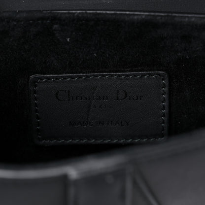 Christian Dior Ultra Matte Calfskin Mini Saddle Bag Black 6 of 12