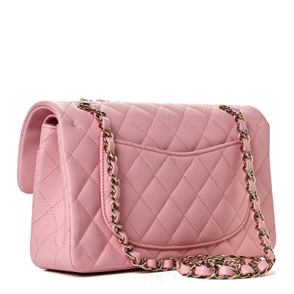 Chanel Caviar Quilted Small Double Flap Pink 2 of 10