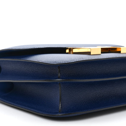 Hermes Epsom Constance 24 Bleu Saphir 7 of 9