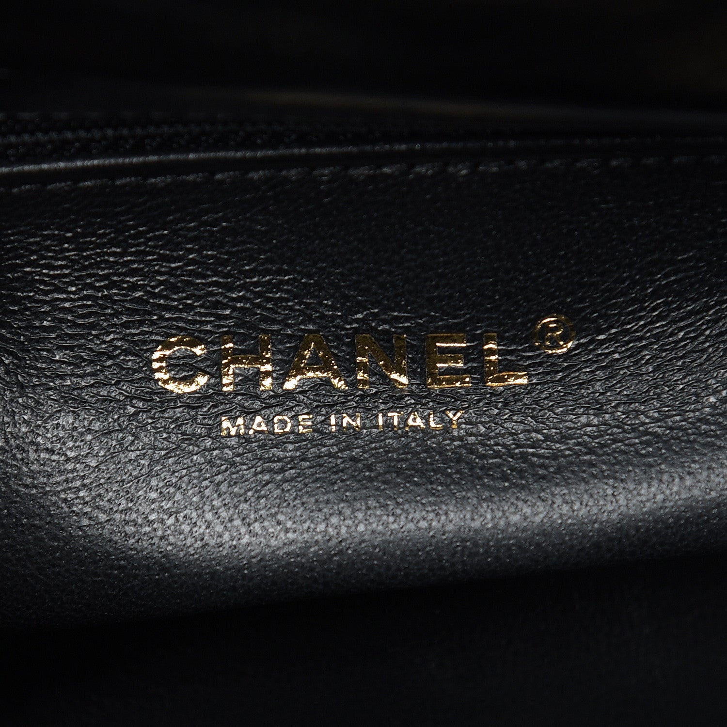 Chanel Calfskin Lizard Chevron Quilted Small Coco Handle Flap Black 6 of 10