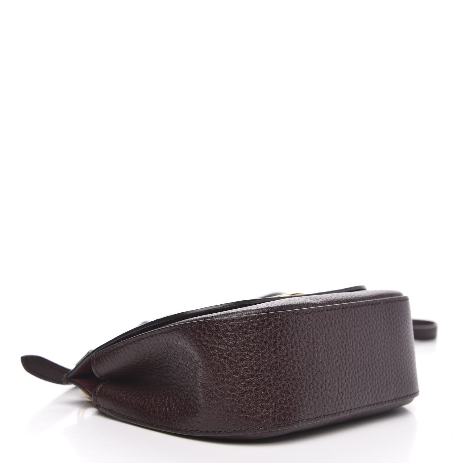 Mulberry Small Classic Grain Calfskin Mini Amberley Flap Oxblood 4 of 10