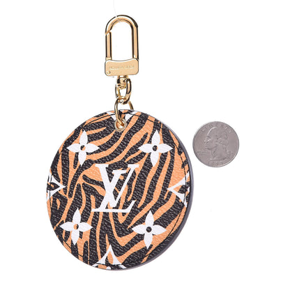 Louis Vuitton Monogram Giant Jungle Bag Charm Key Holder Black 2 of 5