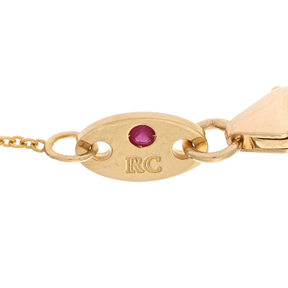 Roberto Coin 18K Yellow Gold Diamond .15ctw Diamonds By The Inch 3 Station Necklace 4 of 4