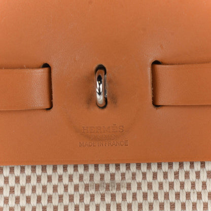 Hermes Toile Vache Calfskin Herbag 30 PM Ebene Natural 8 of 13
