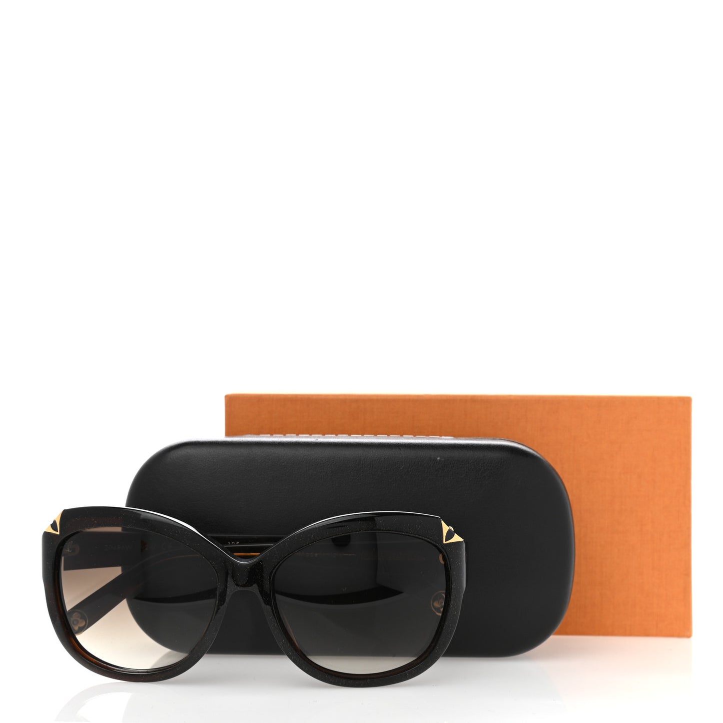 Acetate Hortensia Cat Eye Sunglasses Z0486W Brown Glitter