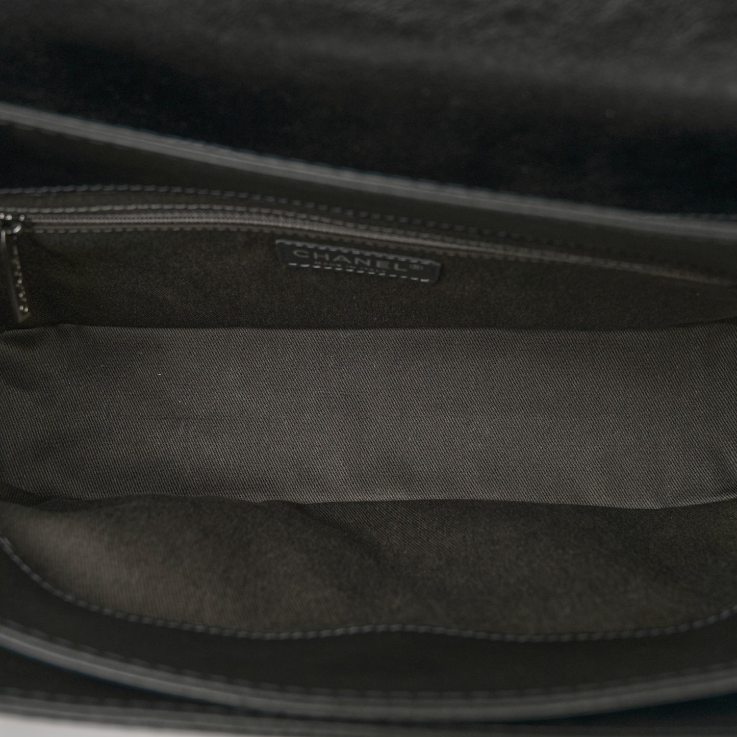 Calfskin Flap Bag Dark Green