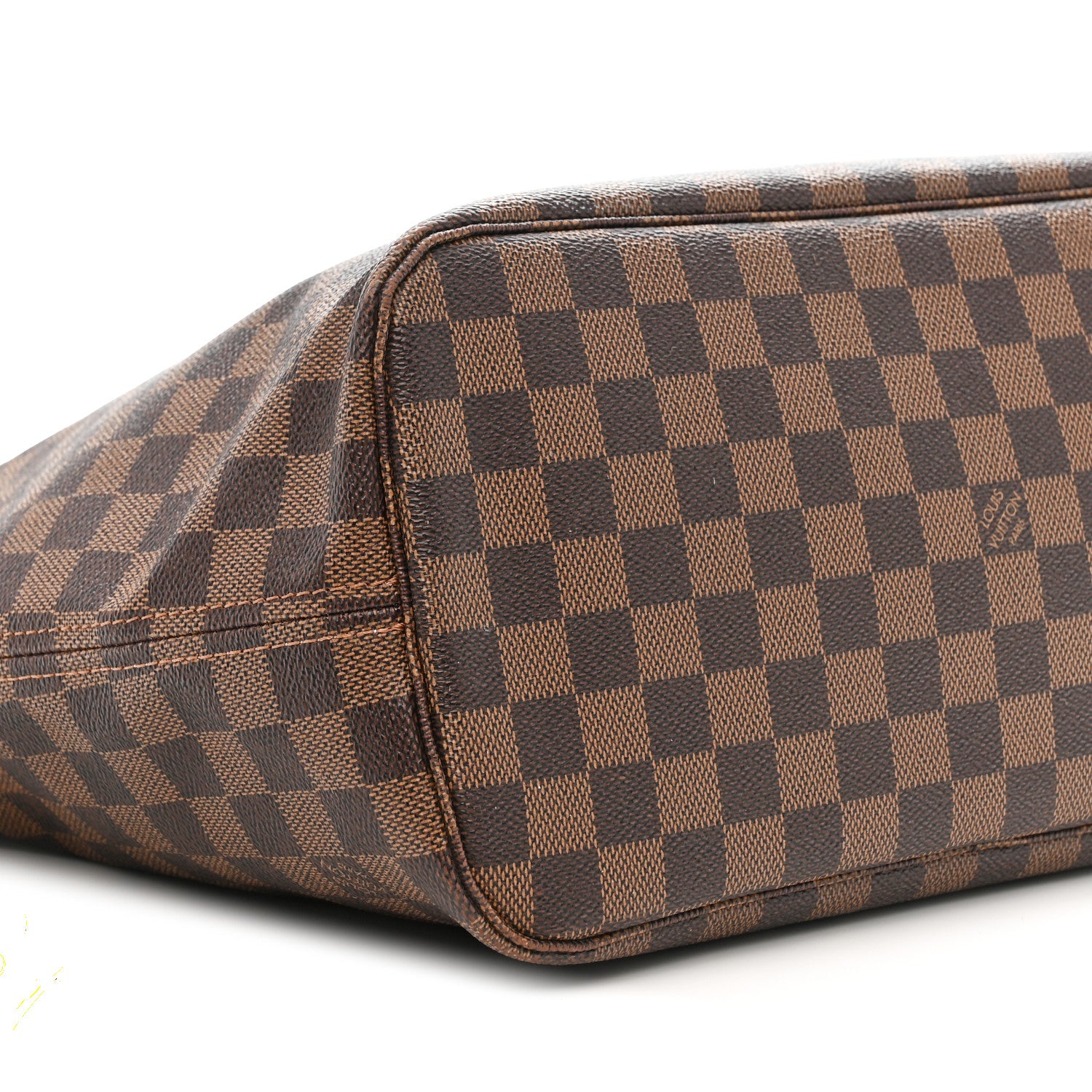 Louis Vuitton Damier Ebene Neo Neverfull MM Rose Ballerine 10 of 11
