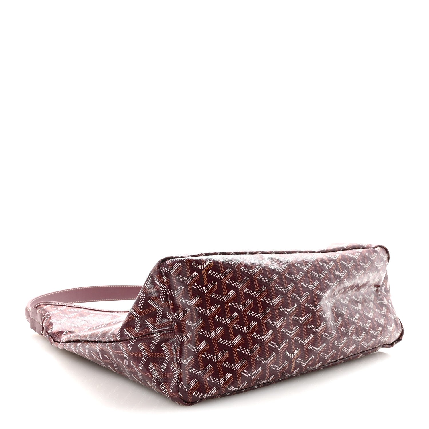 Goyard Goyardine Boheme Hobo Burgundy 5 of 11