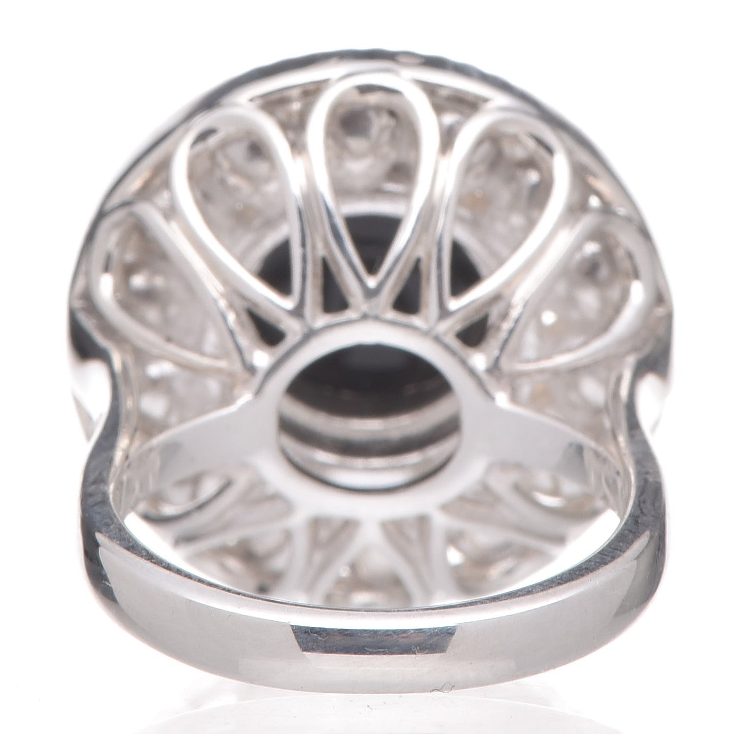 Sterling Silver Black Onyx Freshwater Pearl Ziegfeld Ring 49 5