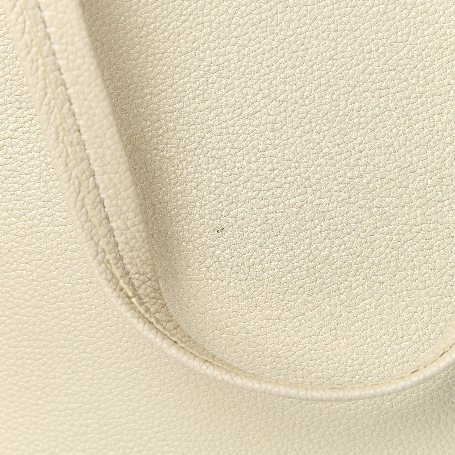Celine Soft Grained Calfskin Small Belt Cabas Phantom Vanilla 14 of 17
