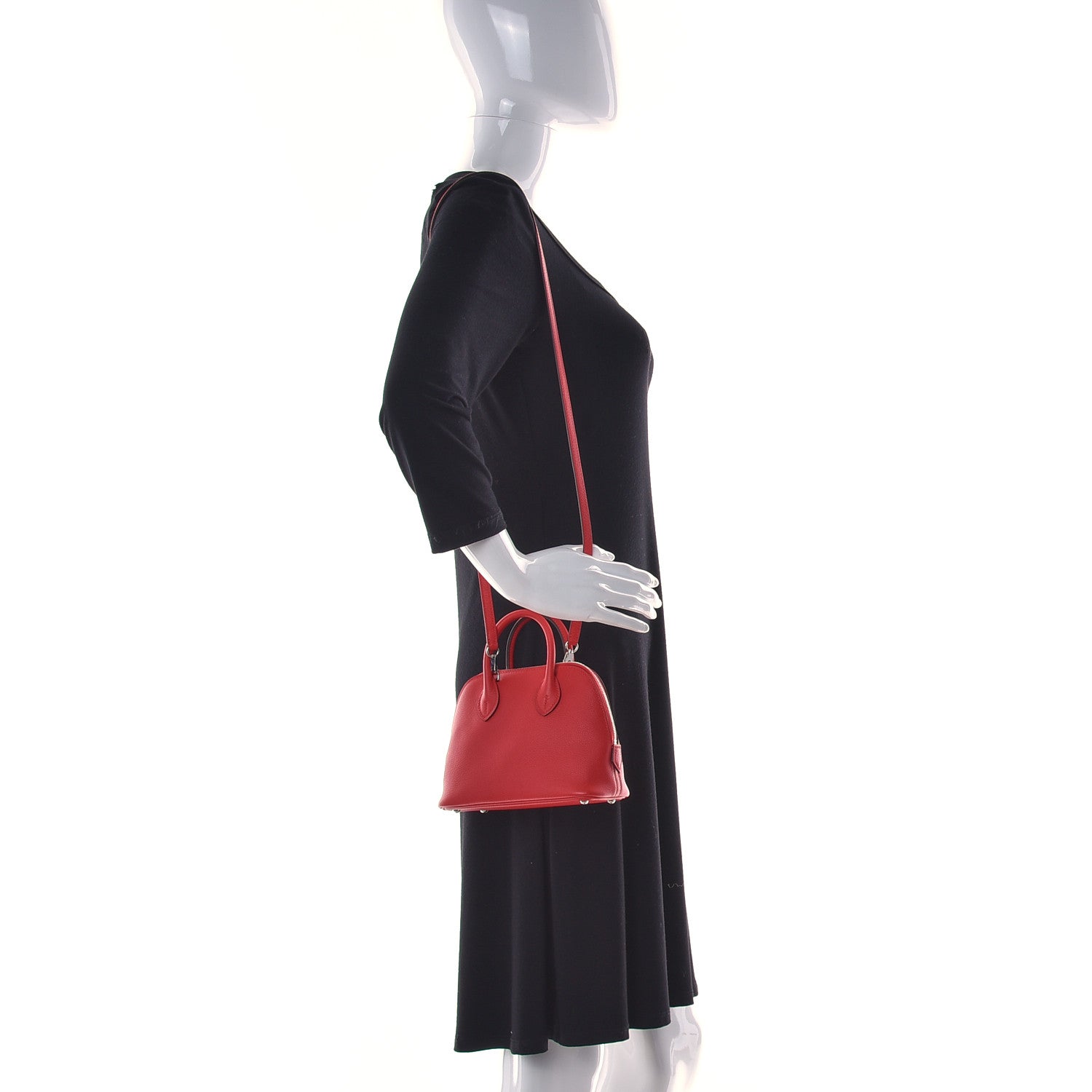Hermes Evercolor Verso Mini 1923 Bolide Rouge De Coeur Bleu Du Nord 2 of 9