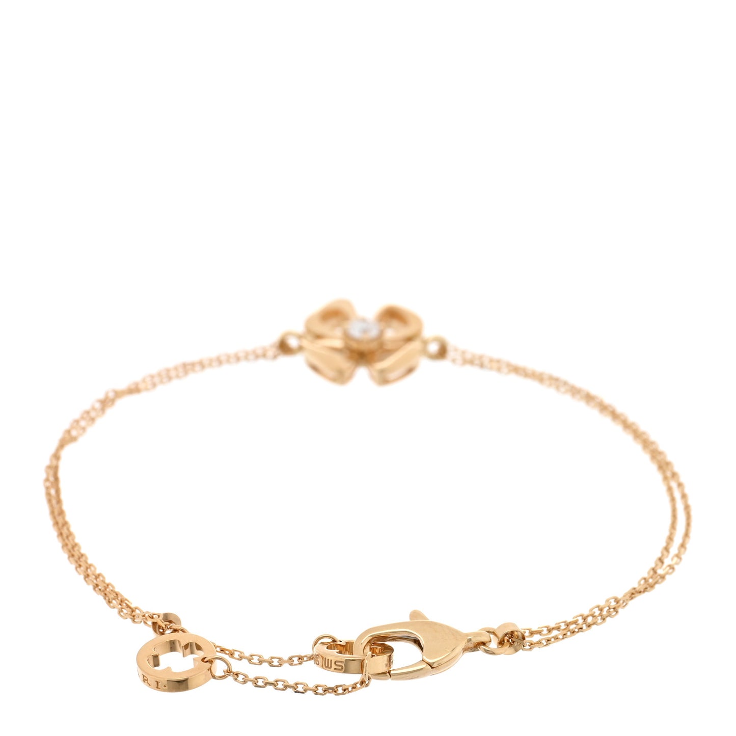 18K Yellow Gold Diamond Fiorever Bracelet SM