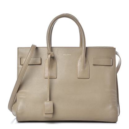 Saint Laurent Calfskin Small Sac De Jour Beige 1 of 19
