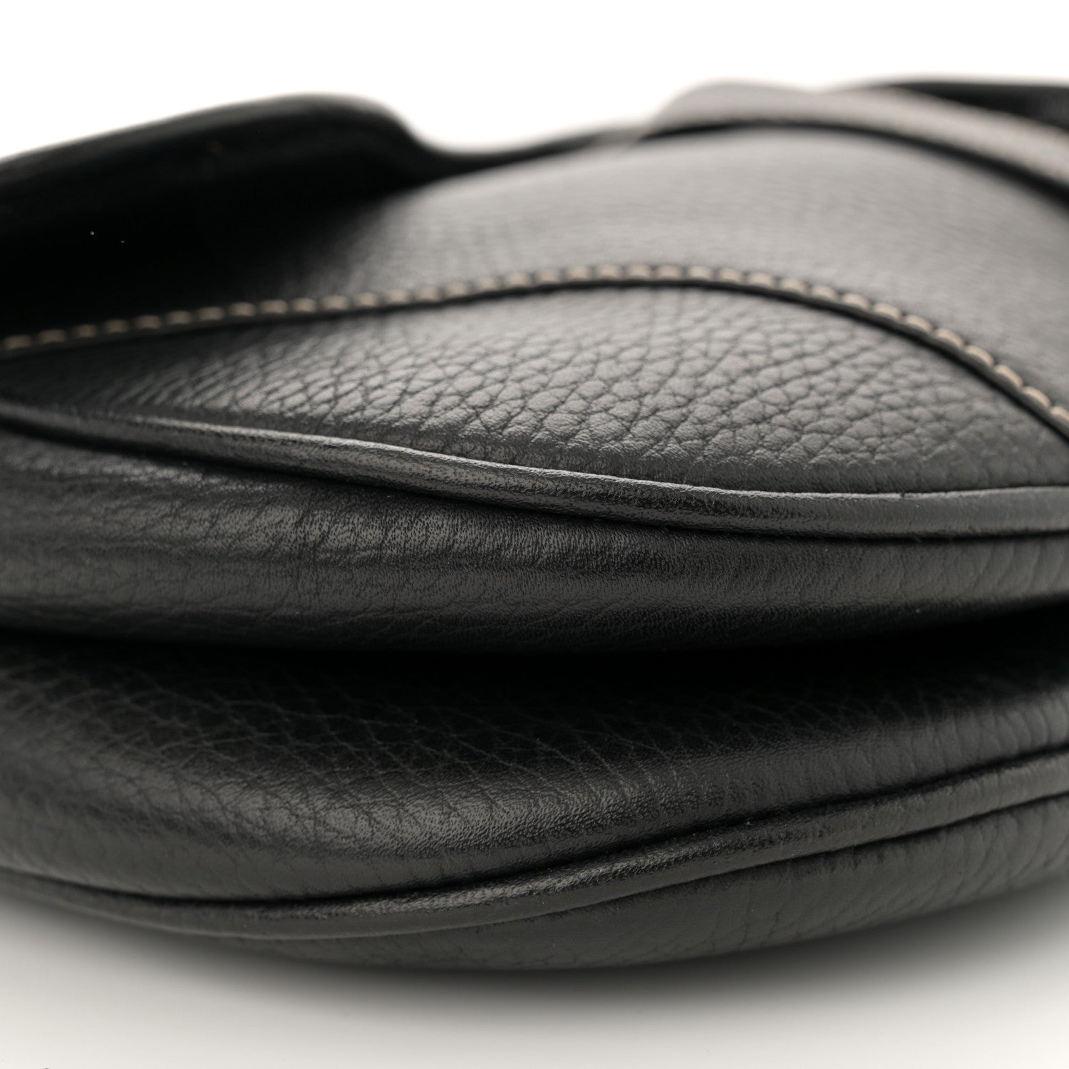 Christian Dior Calfskin Double Saddle Bag Black 9 of 11