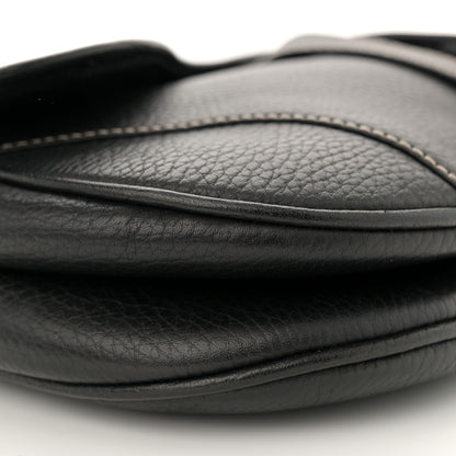 Christian Dior Calfskin Double Saddle Bag Black 9 of 11