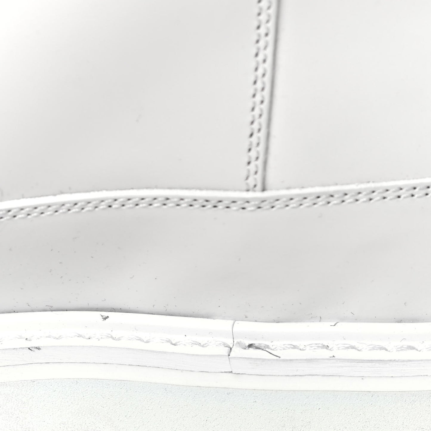 Calfskin Monogram Embossed Neoprene Mens Landscape Ankle Boots 7.5 White