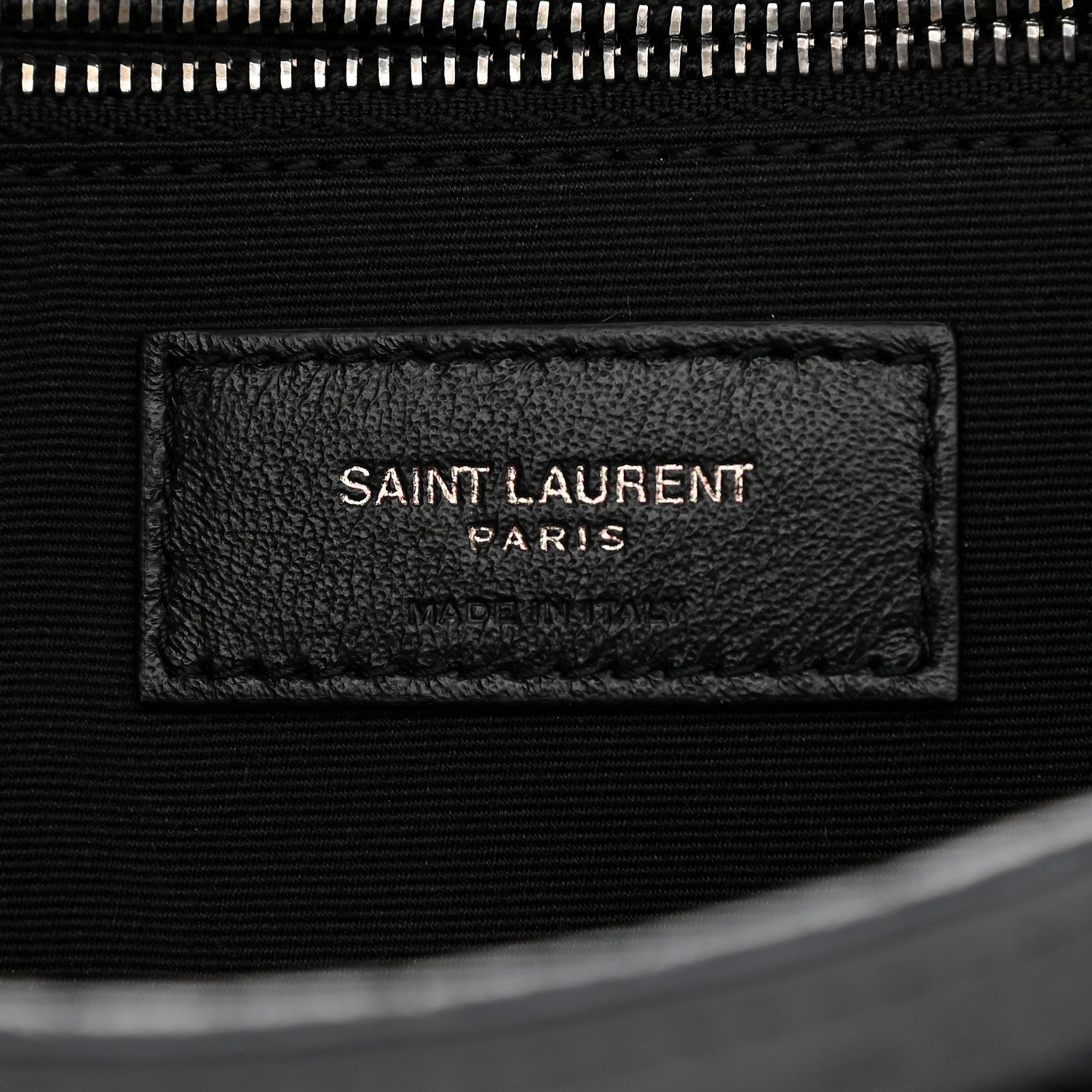 Saint Laurent Crinkled Calfskin Matelasse Monogram Medium Niki Chain Satchel Dark Smog 5 of 8