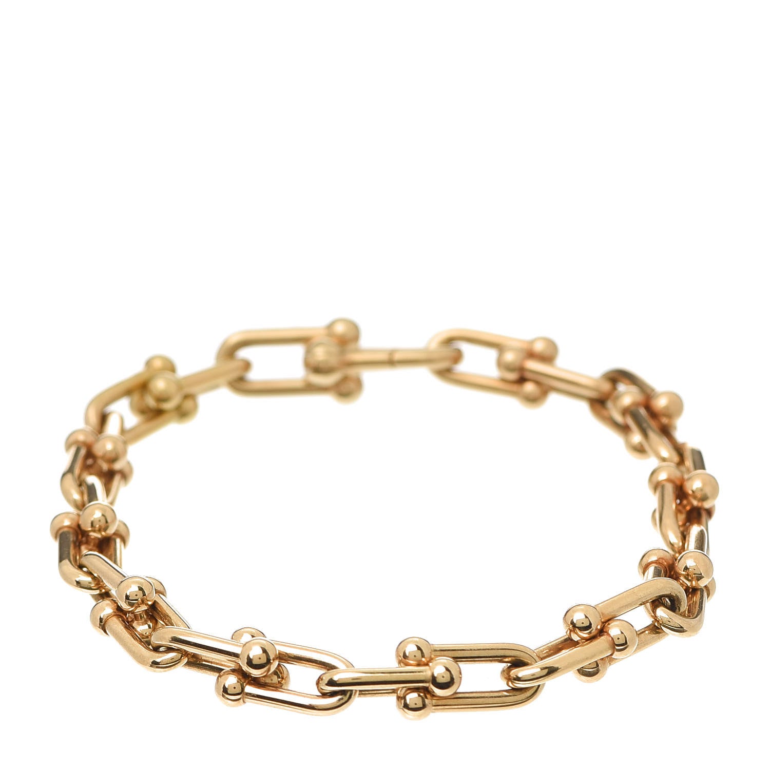 Tiffany 18K Yellow Gold Small HardWear Link Bracelet 1 of 4