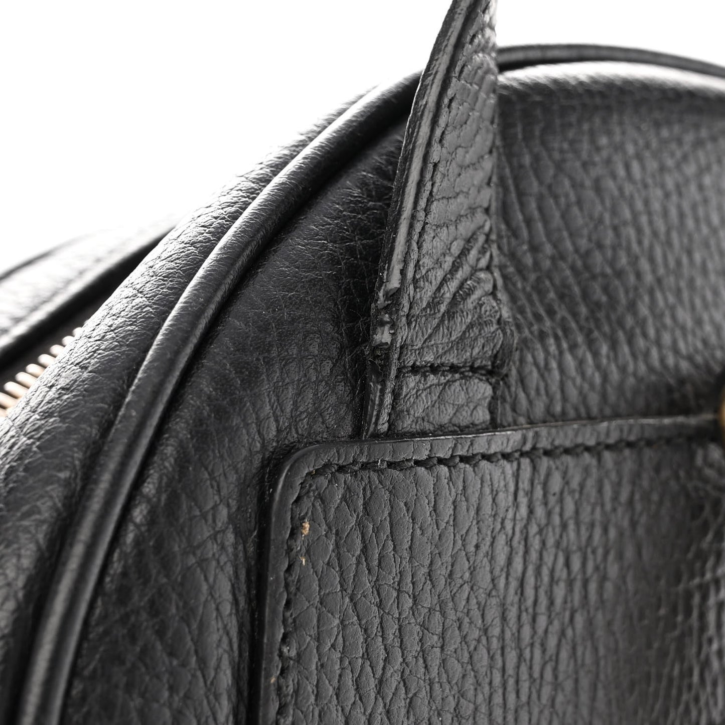 Pebbled Calfskin Soho Chain Backpack Black