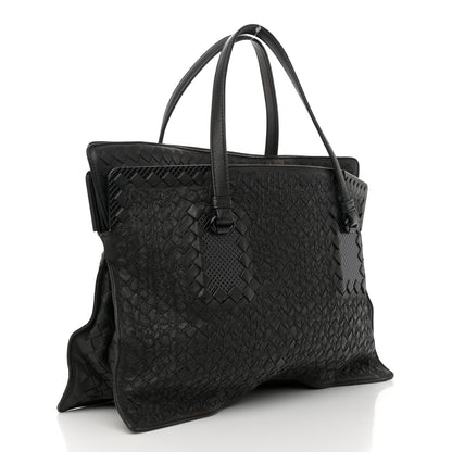 Bottega Veneta Nappa Intrecciato Tote Black 3 of 14