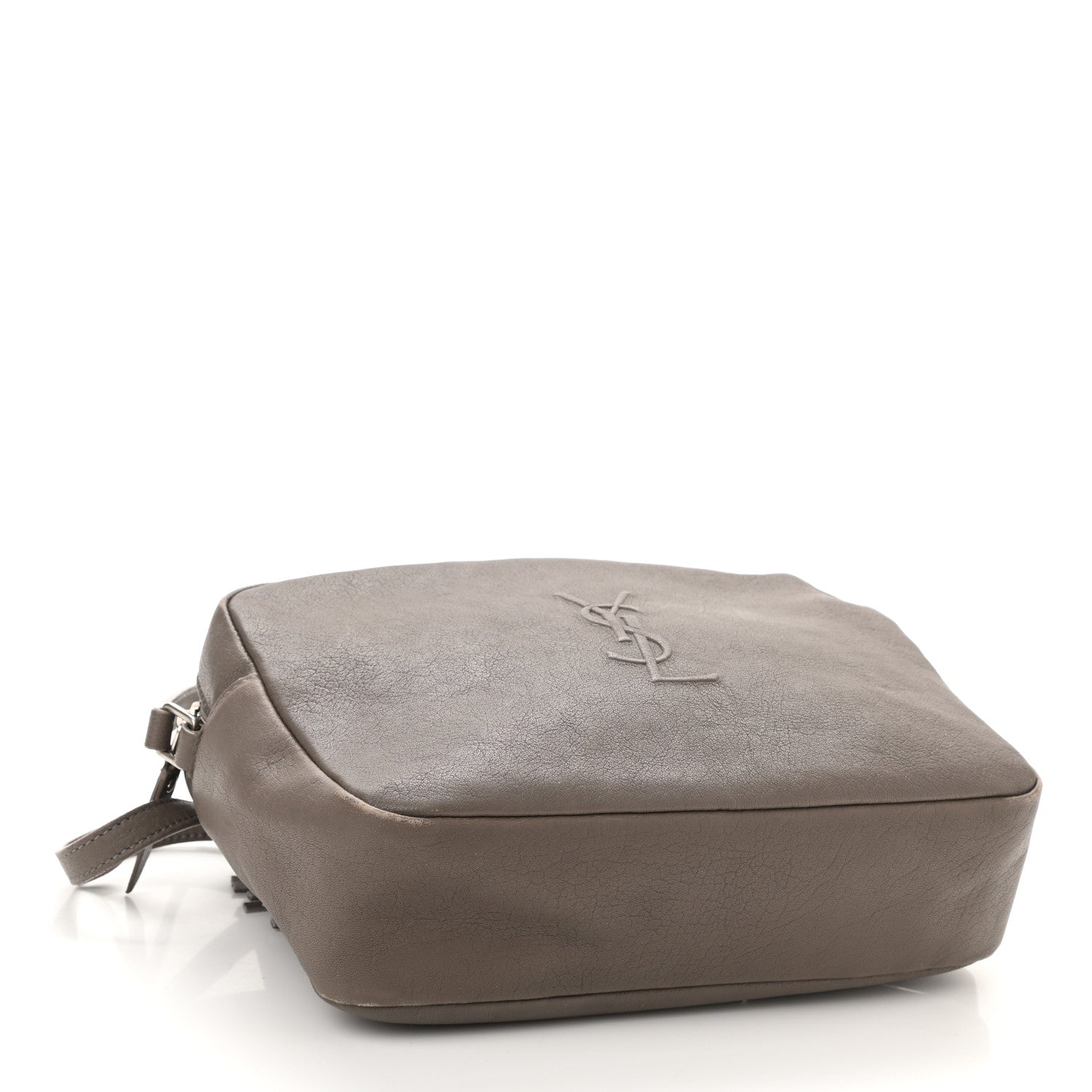 Saint Laurent Lambskin Monogram Small Lou Camera Bag Dark Beige 4 of 9