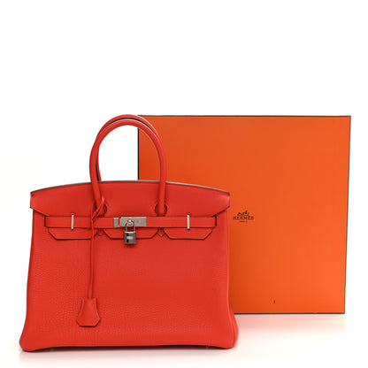 Hermes Togo Birkin 35 Capucine 11 of 11