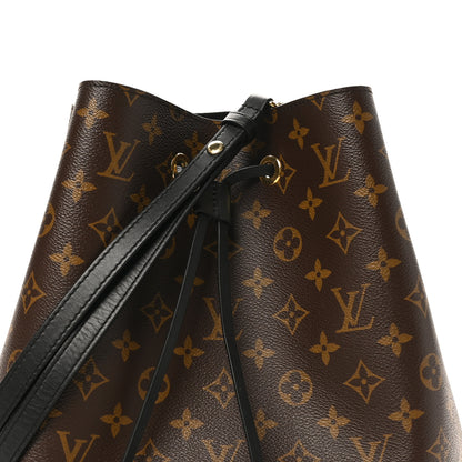 Louis Vuitton Monogram Neonoe MM Black 7 of 9