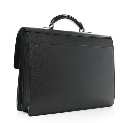 Louis Vuitton Taiga Neo Robusto 2 Compartment Briefcase Black 3 of 13