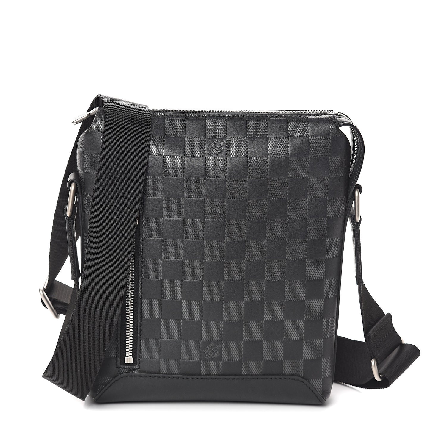 Damier Infini Discovery Messenger BB Onyx