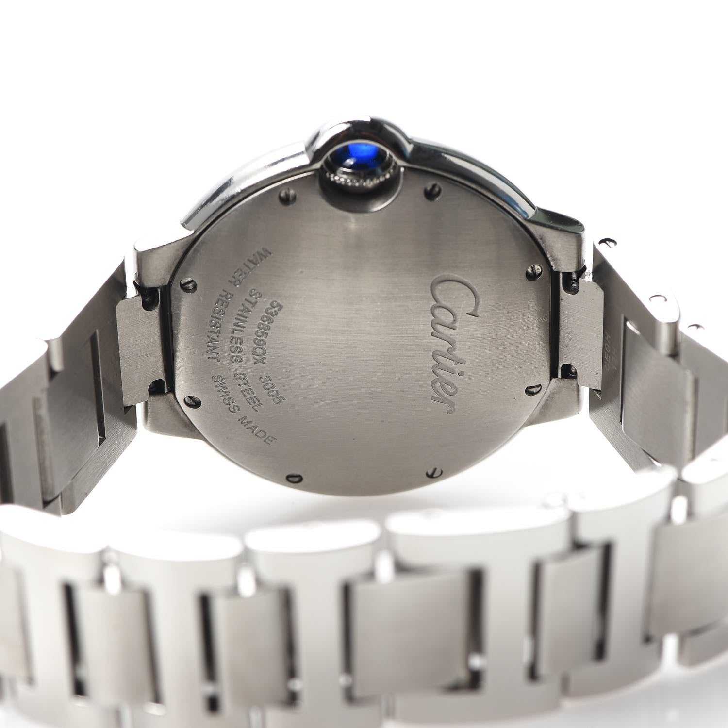 Cartier Stainless Steel 36mm Ballon Bleu De Quartz Watch 5 of 6