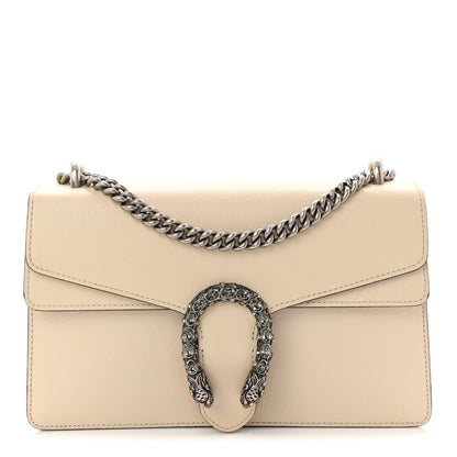 Gucci Textured Calfskin Crystal Small Dionysus Shoulder Bag Mystic White 1 of 11