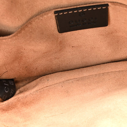 Gucci Calfskin Matelasse GG Marmont Belt Bag 75 30 Black 5 of 10