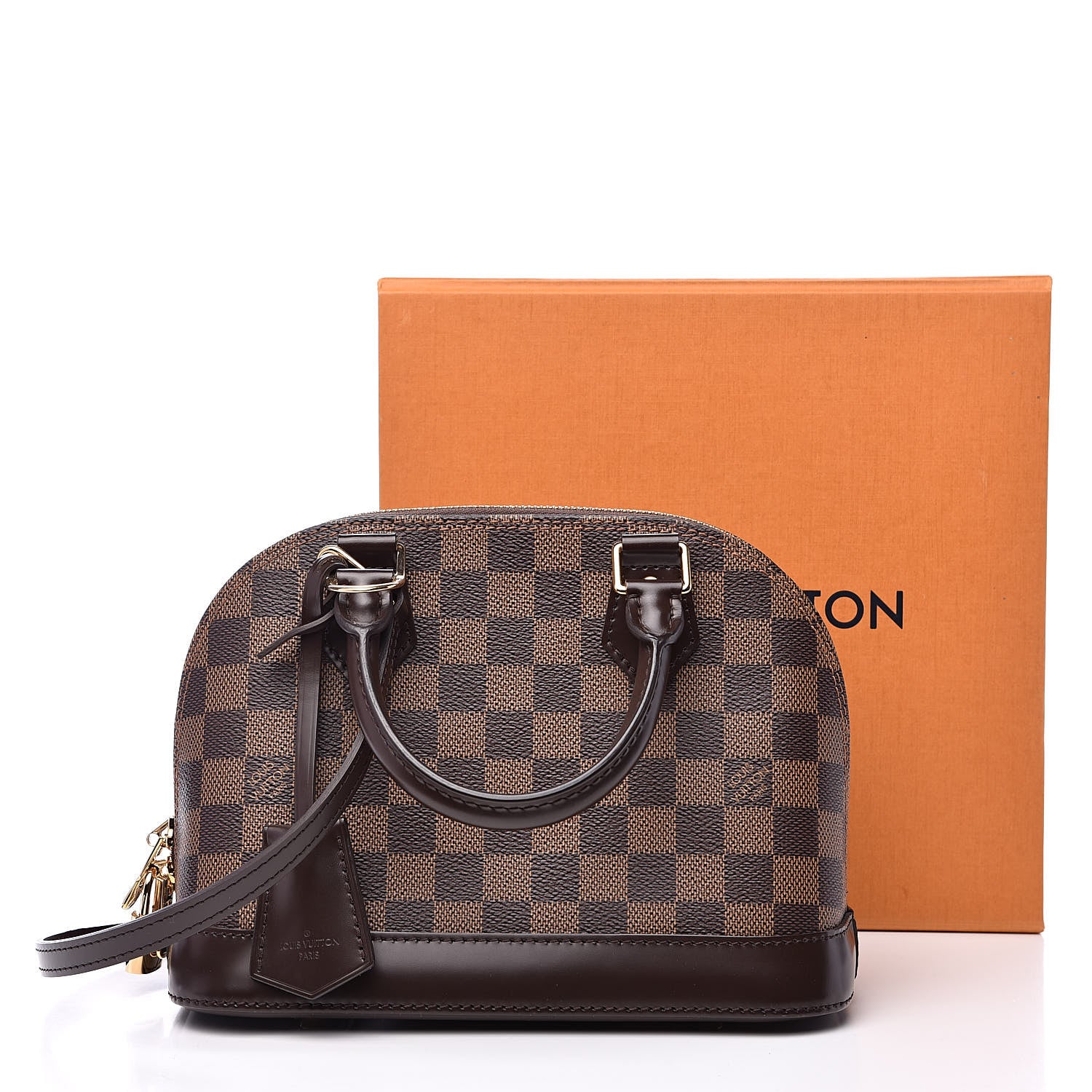 Louis Vuitton Damier Ebene Alma BB 9 of 9