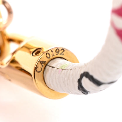 Louis Vuitton Monogram Multicolor Luck It Bracelet 19 White 4 of 5