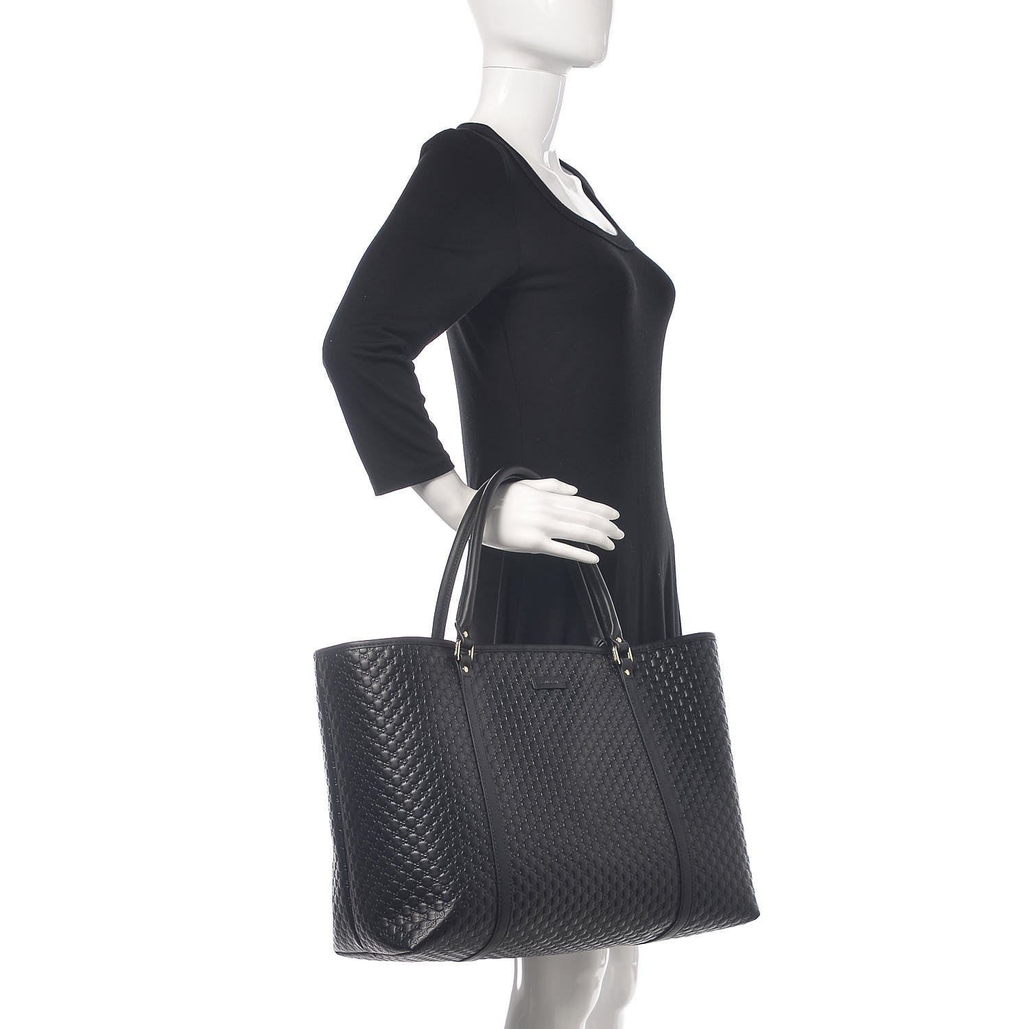 Gucci Microguccissima Large Joy Tote Black 2 of 9