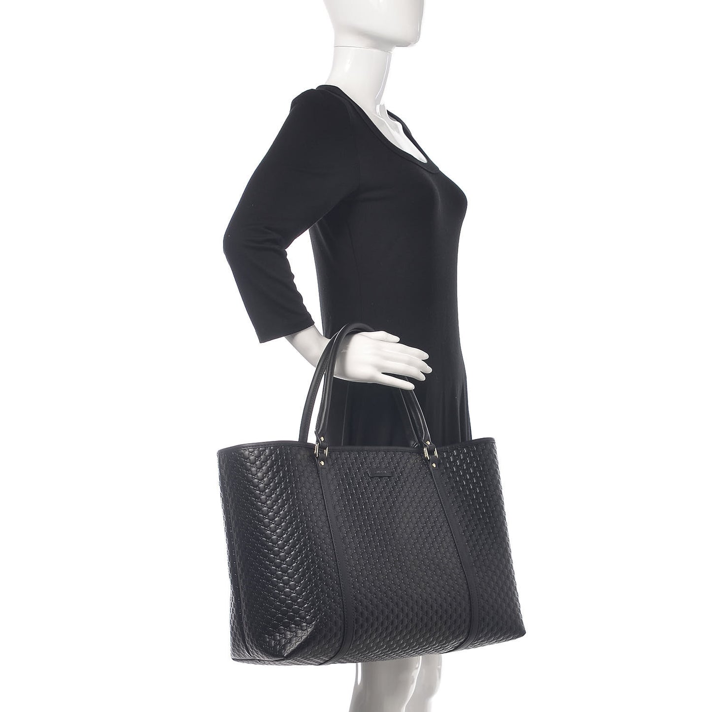 Microguccissima Large Joy Tote Black